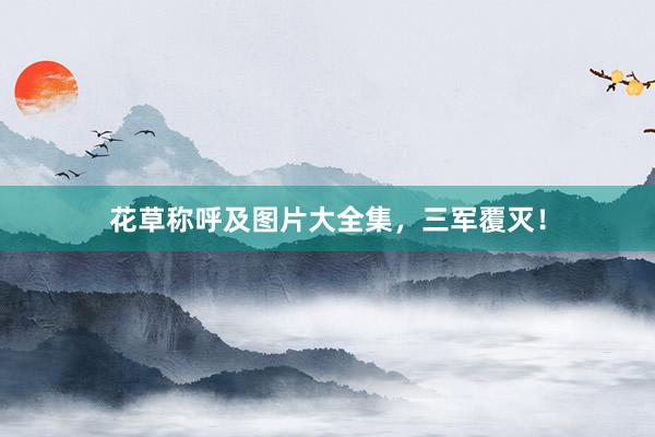 花草称呼及图片大全集，三军覆灭！